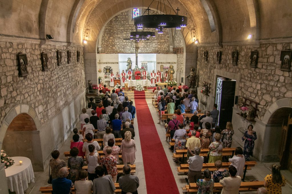 Misa en honor de San Pedro Advíncula en las fiestas del pasado año