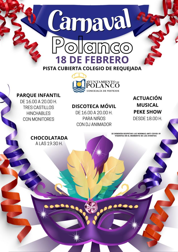 Cartel anunciador del Carnaval infantil de Polanco