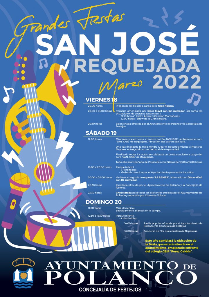 Cartel Fiestas de San José