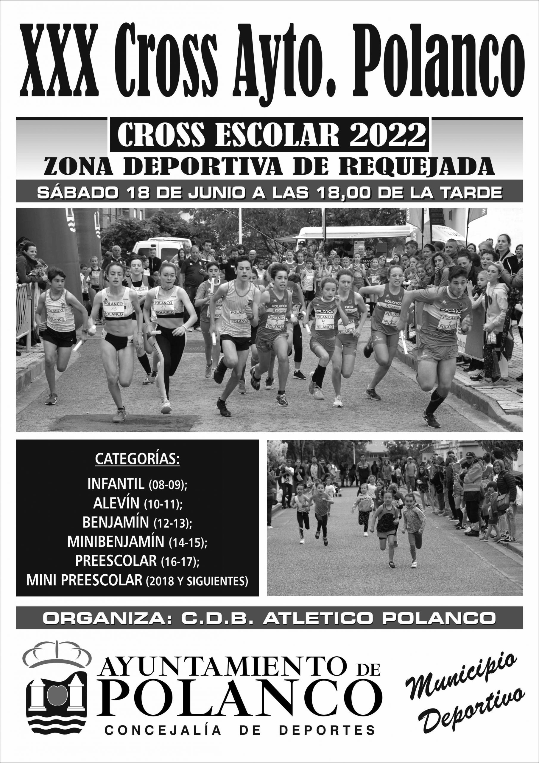 Cartel XXX Cross Ayuntamiento de Polanco