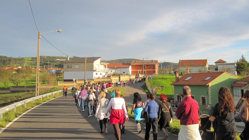 Participantes en la última edición de la marcha pedestre con motivo del Día Mundial de la Diabetes