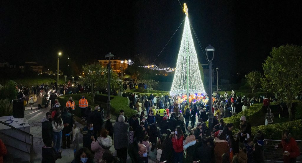 Inauguración del alumbrado navideño el pasado año