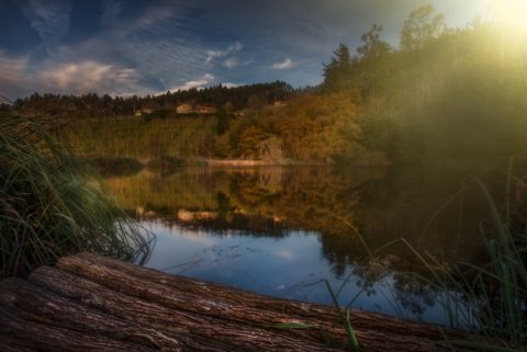 Pozo tremeo atardecer