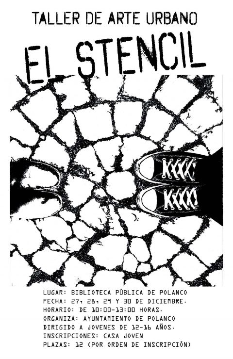 CARTEL TALLER DE STENCIL