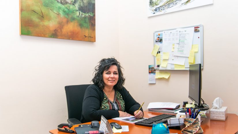 La concejal de Medio Ambiente de Polanco, Isabel Herrera Landeras