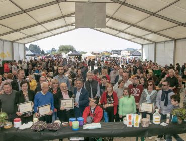 Asistentes a la feria agroalimentaria de la sal de 2019, entre ellos el presidente regional, Miguel Ángel Revilla