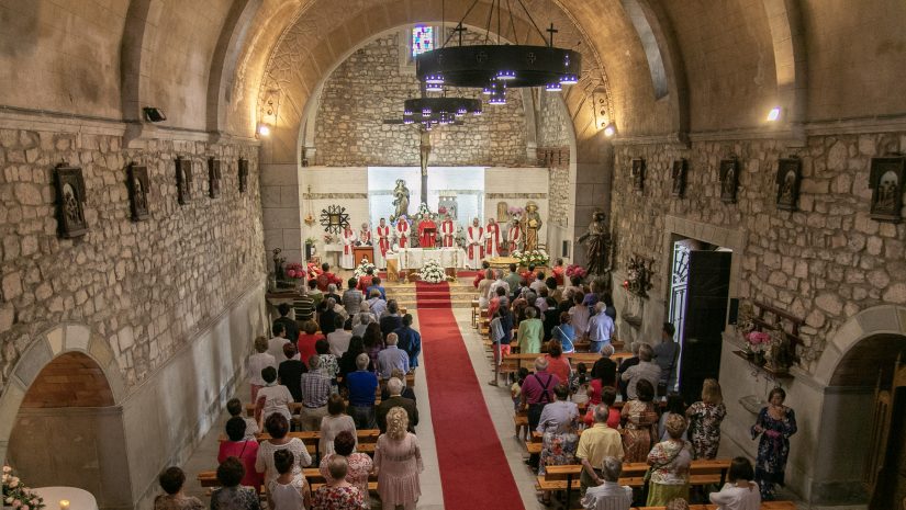 Misa en honor de San Pedro Advíncula en las fiestas del pasado año