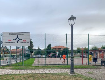 Farolas del alumbrado público de Rinconeda, recientemente renovadas a tecnología Led