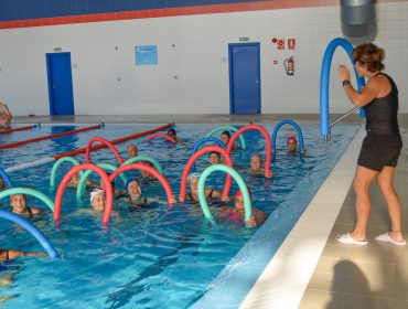 Vecinos de Polanco practicando actividad deportiva