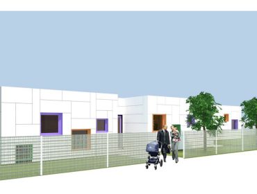 Representación gráfica de futuro edificio que albergará el centro de educación infantil de 0 a 2 años