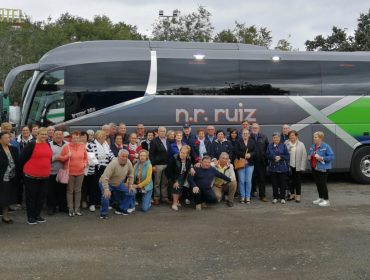 (Imagen de Archivo) Colectivo de mayores de Polanco durante unos de sus últimos viajes a Benidorm