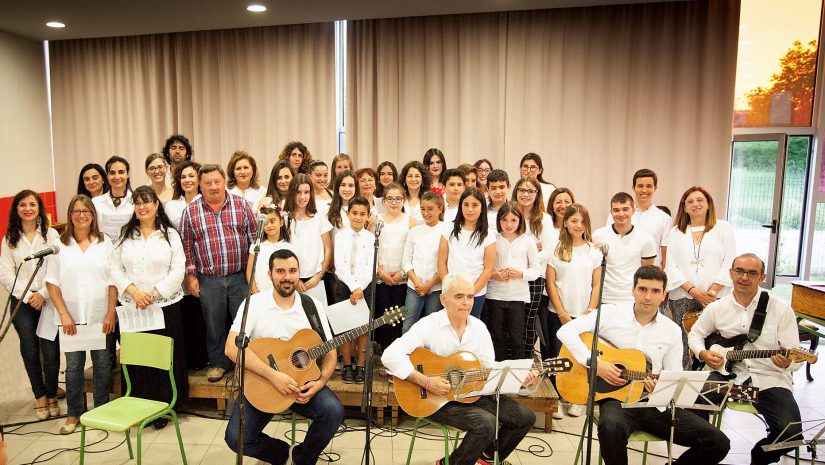 (ARCHIVO) Actuación de los alumnos de la Escuela de Música de Polanco en uno de los cursos anteriores