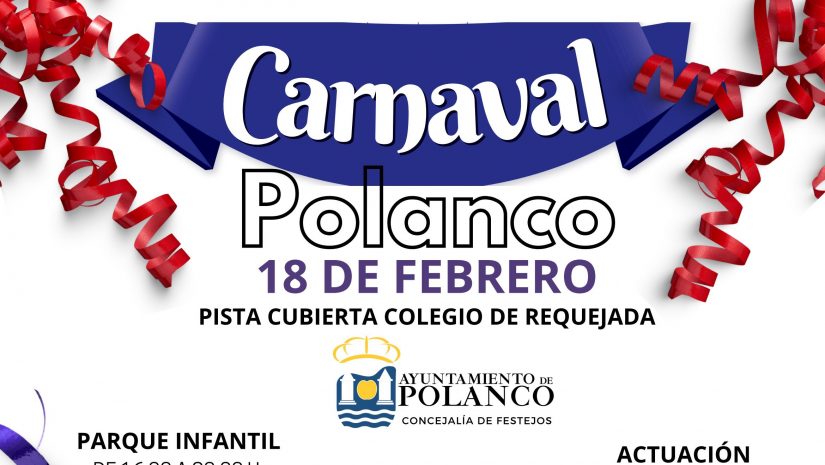 Cartel anunciador del Carnaval infantil de Polanco