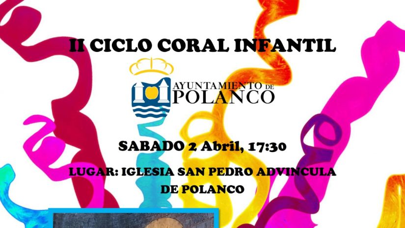 Cartel del Ciclo Coral Infantil de Polanco