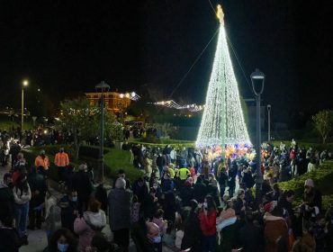 Inauguración del alumbrado navideño el pasado año