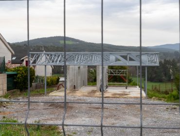 Estado actual de las obras de construcción del futuro centro social para la Tercera Edad