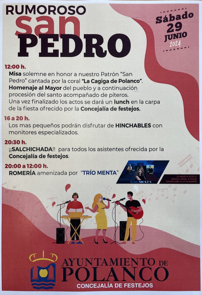 Cartel fiestas de San Pedro