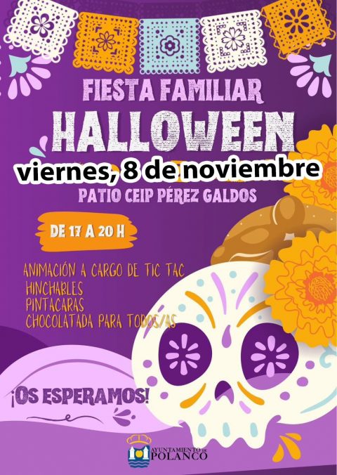 Cartel Fiesta Familiar Halloween
