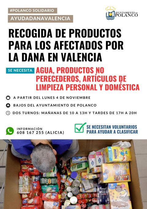 Cartel Recogida de alimento