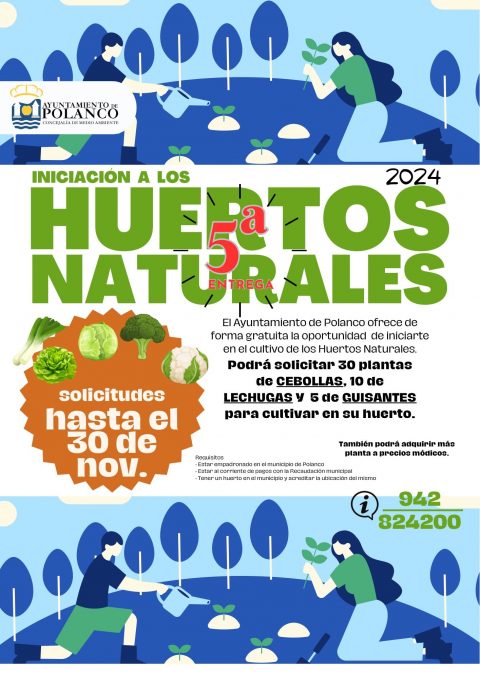 Cartel huerto urbano