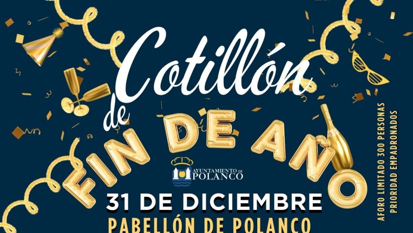 Cartel cotillón de fin de año