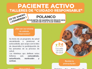 Cartel Talleres de cuidado responsable