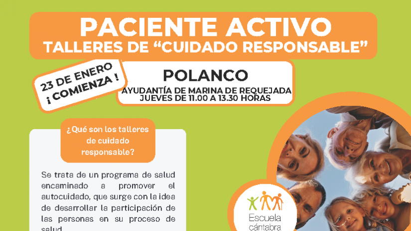 Cartel Talleres de cuidado responsable