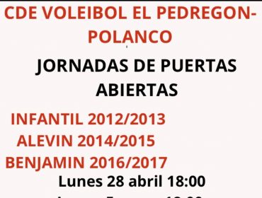 Cartel jornada puertas abiertas