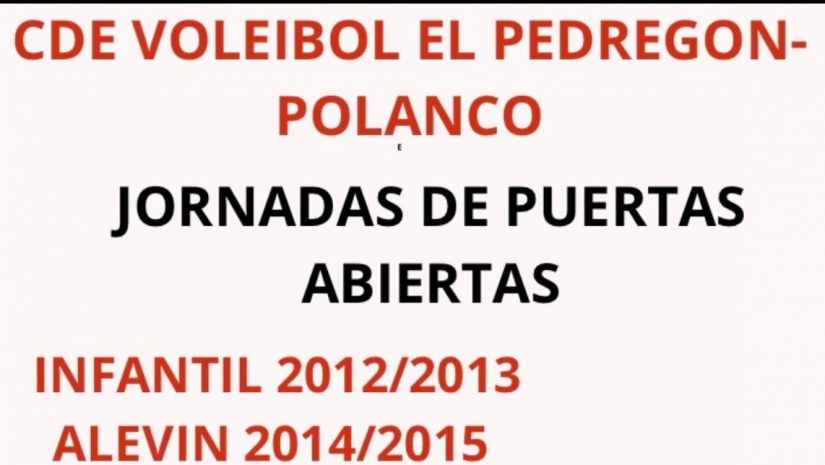 Cartel jornada puertas abiertas