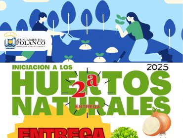 Cartel Huertos Naturales entrega 30 de abril
