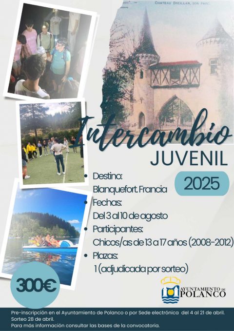 Cartel Intercambio Juvenil 2025