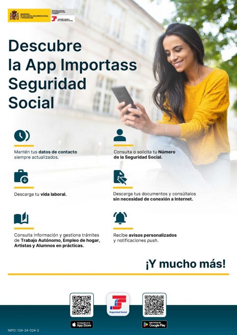 Cartel APP Seguridad Social