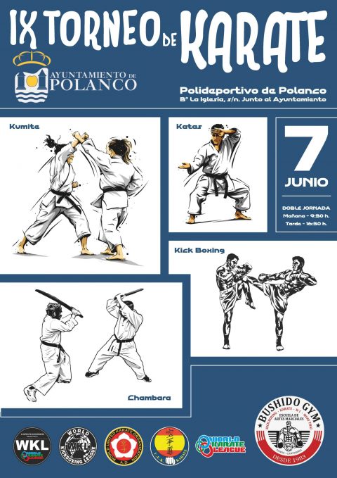 Cartel IX Torneo de Karate