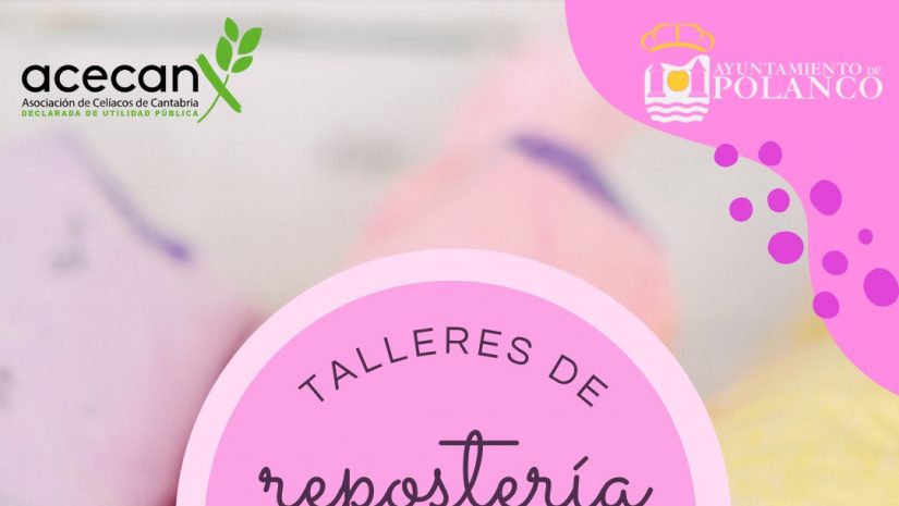 Cartel Taller de repostería para celiacos