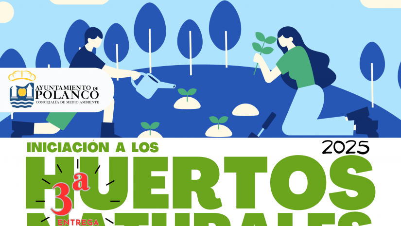 Cartel huertos naturales mayo 2025