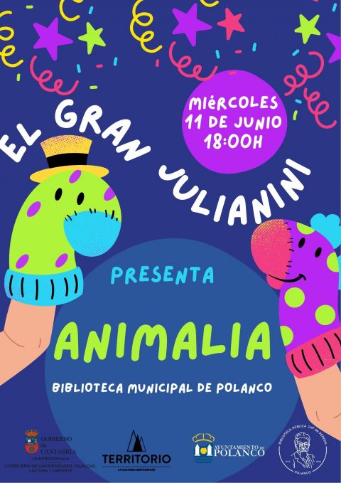 Cartel "Animalia" de Julianini