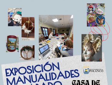 Cartel exposicion de manualidades y grabado