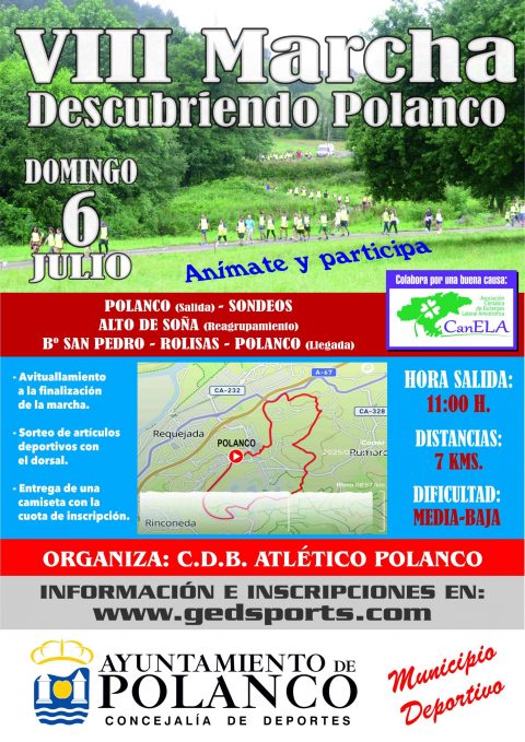 Cartel VIII Marcha descubriendo Polanco