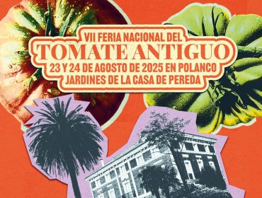 Cartel feria del tomate antiguo 2025