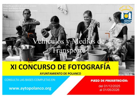 Cartel XI Concurso Internacional de Fotografía Ayuntamiento de Polanco