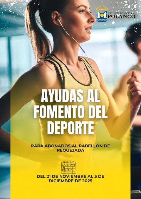 Cartel Ayudas fomento del deporte