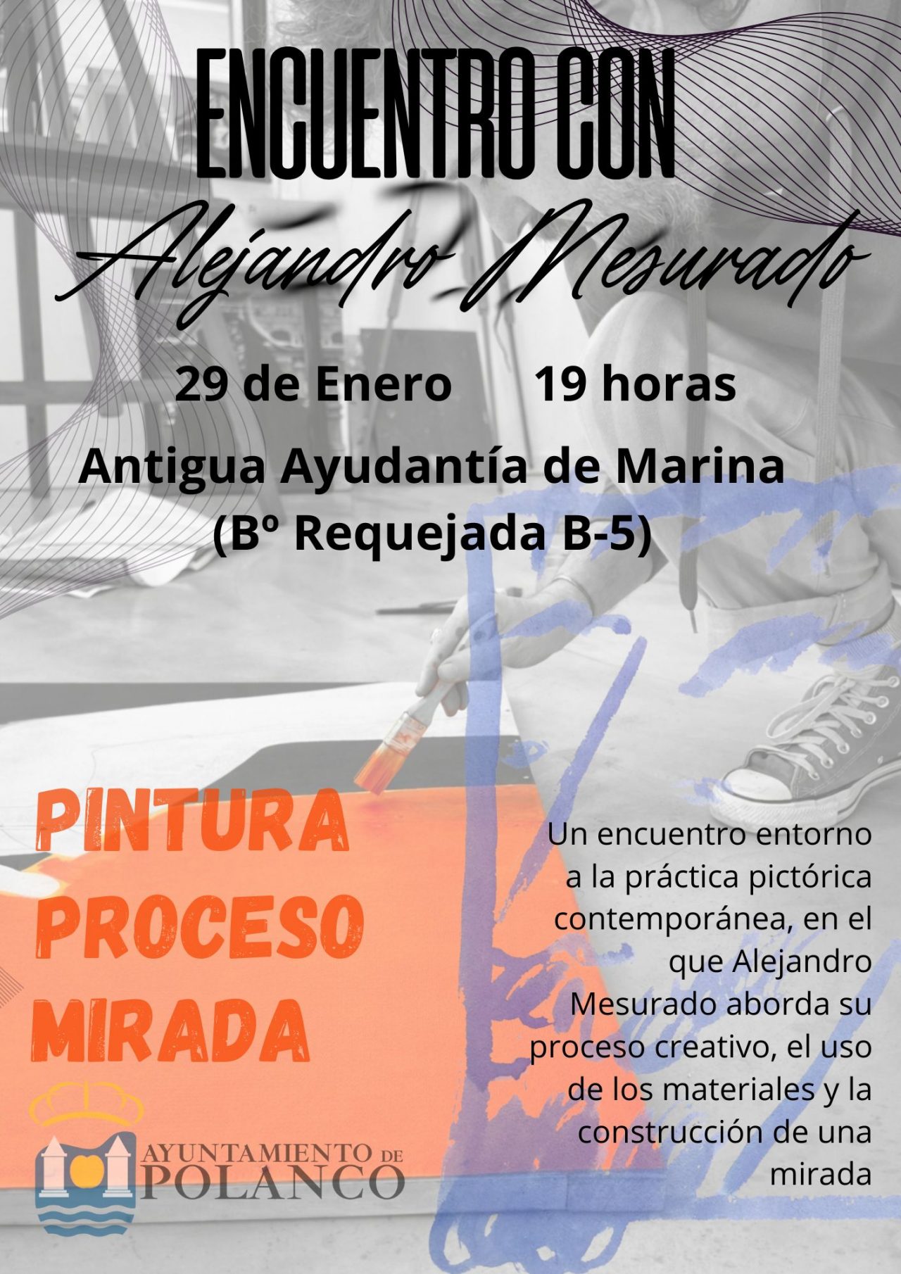 Cartel Encuentro con Alejandro Mesurado