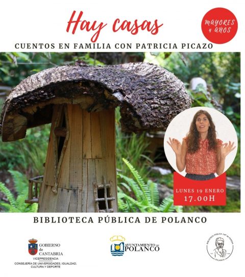 Cartel Cuentos en familia con Patricia Picazo