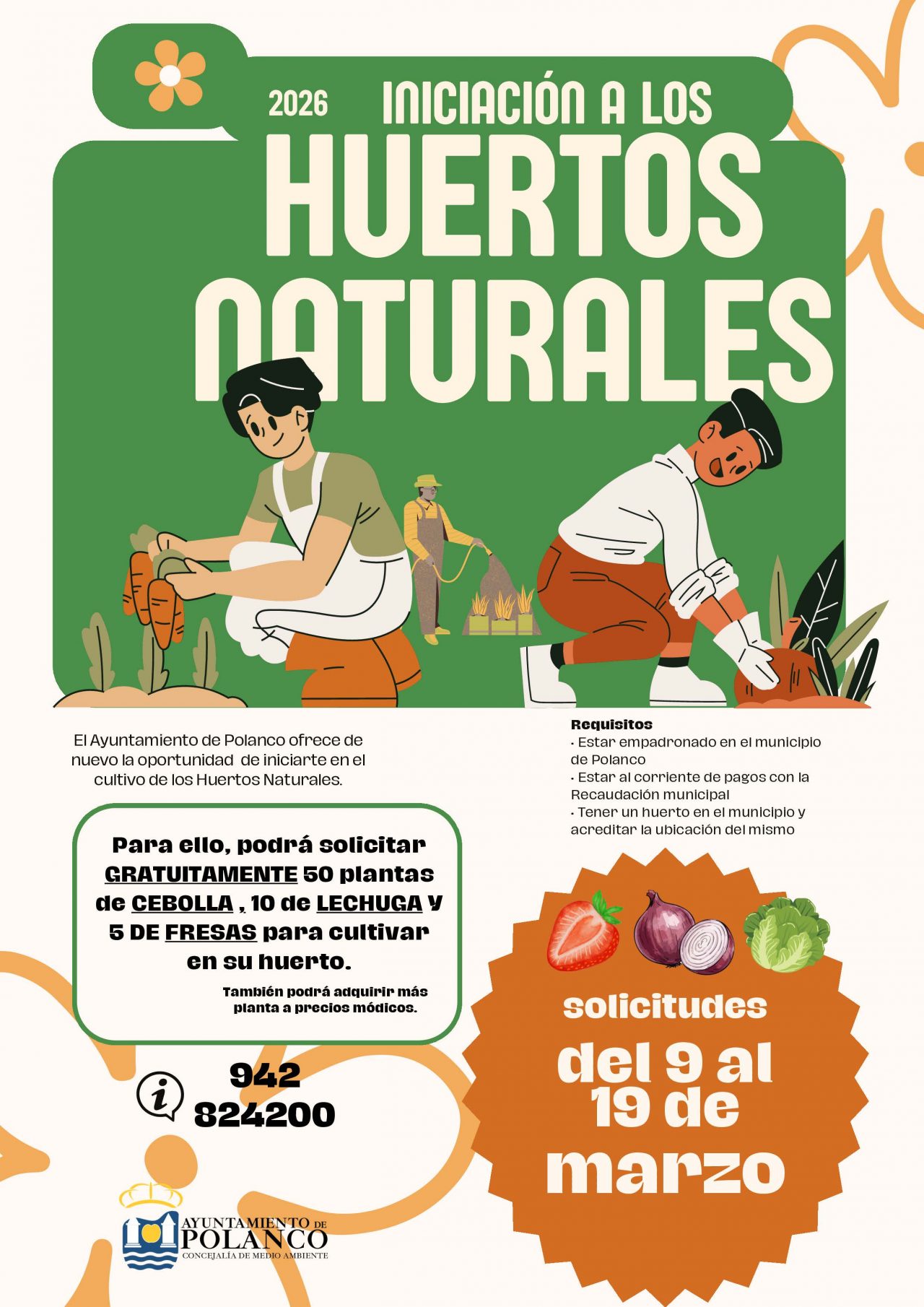 Iniciación a los huertos naturales (marzo 2026)