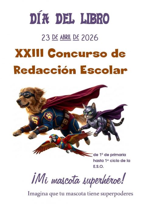 Portada XXIII Concurso de redacción escolar