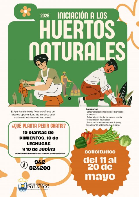 Cartel solicitud de planta mayo 2026