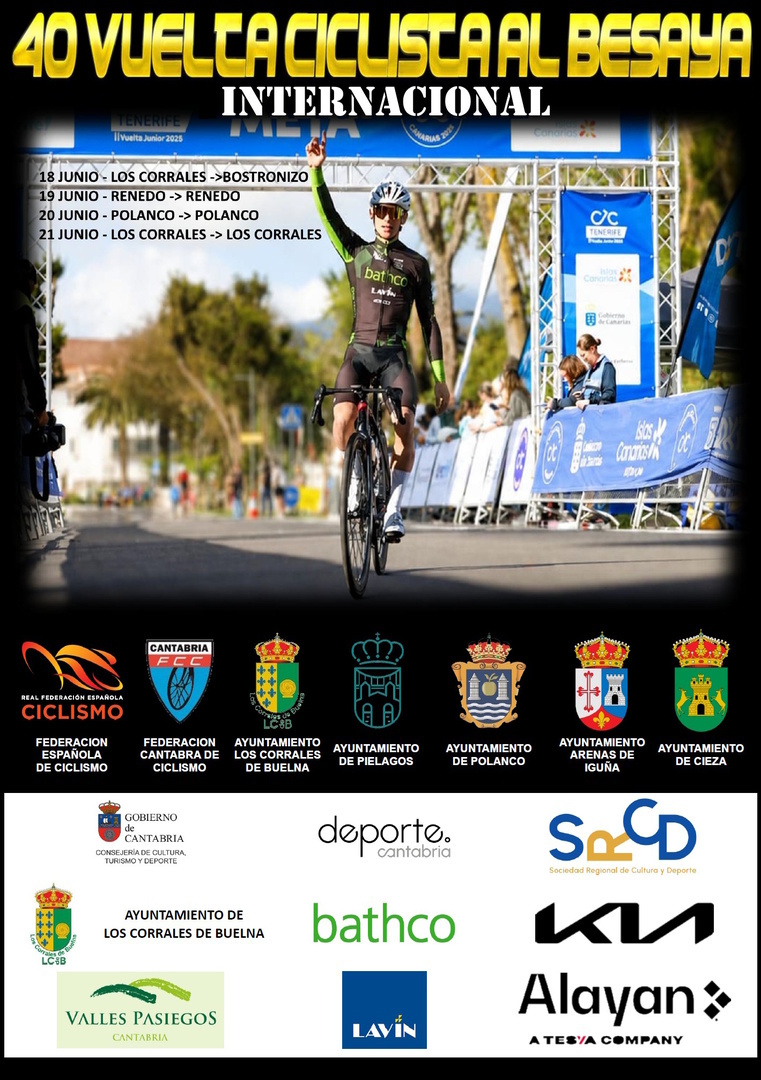 Cartel 40 Vuelta al Besaya Junior