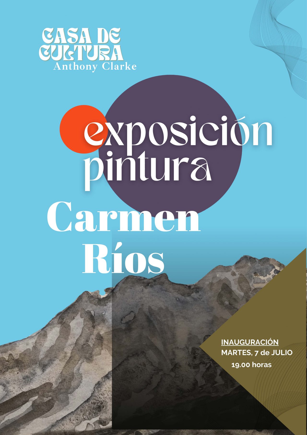 Cartel exposición Carmen Ríos