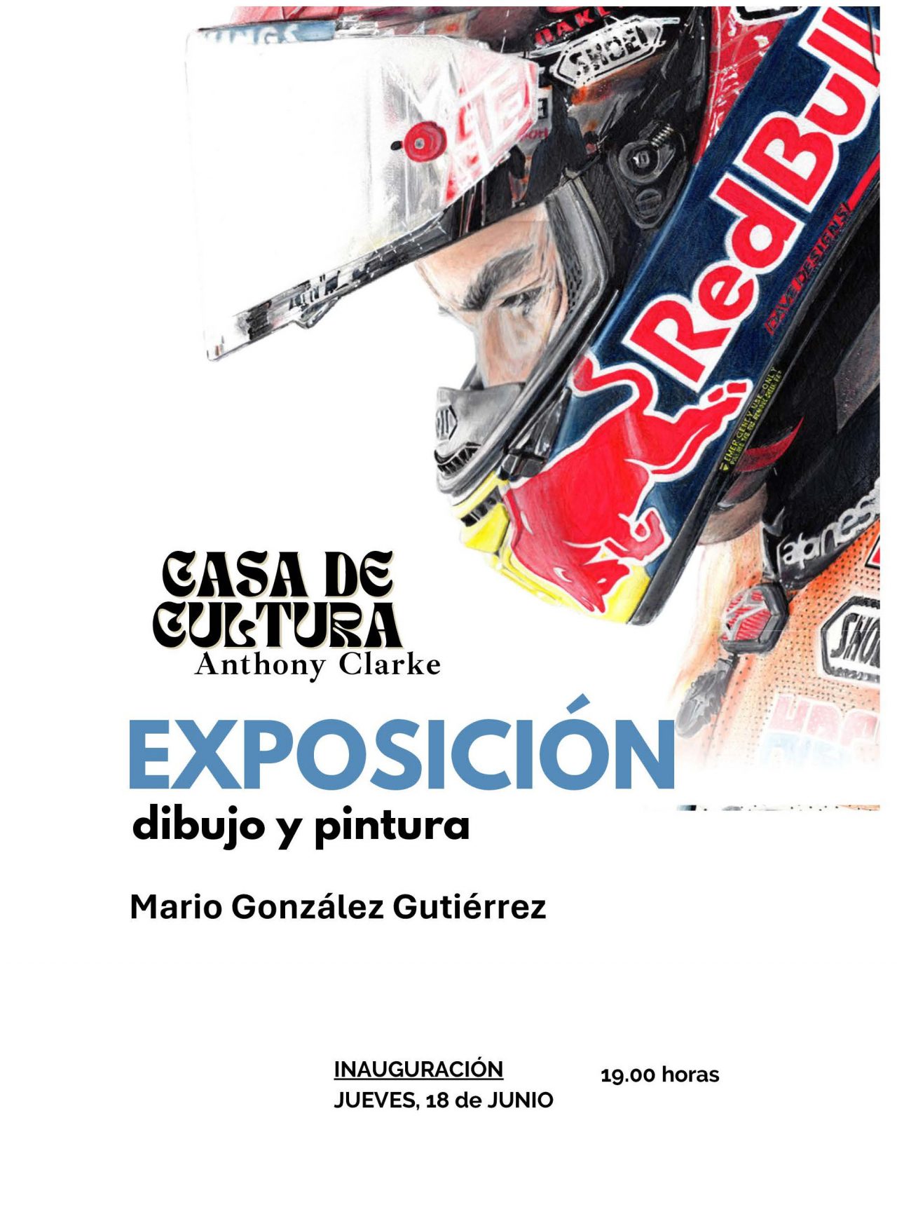 Cartel exposición Mario González Gutiérrez, del 18 de junio al 2 de julio de 2026