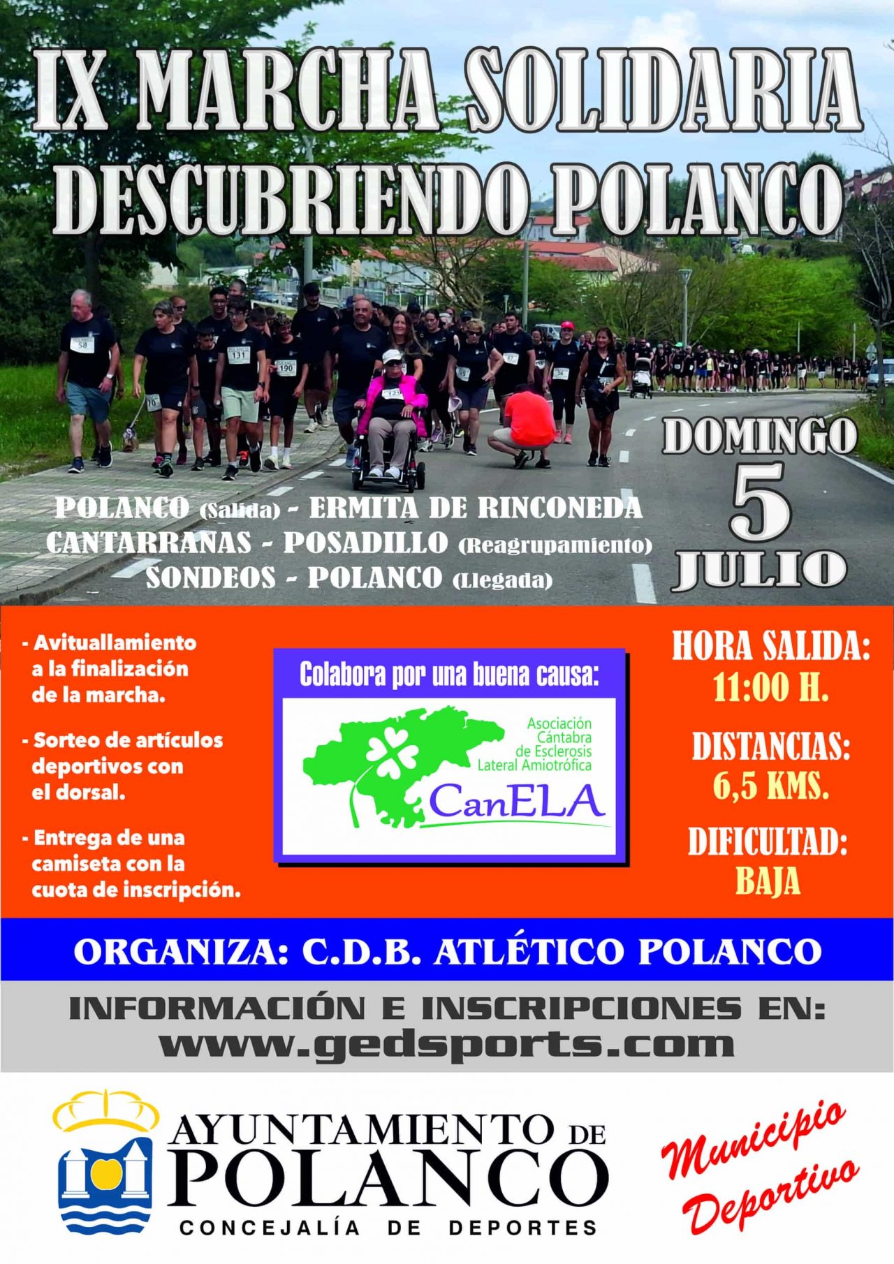 Cartel marcha Descubriendo Polanco